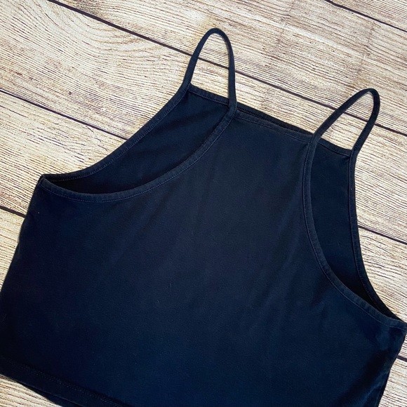 Divided | Halter Neck Racerback Crop Tank Top - Picture 9 of 9
